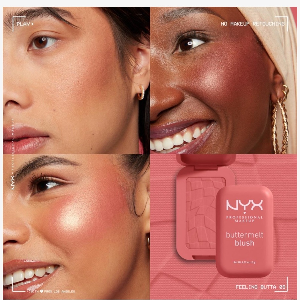 NYX Buttermelt Blush - Feeling Butta - Picture 3 of 6